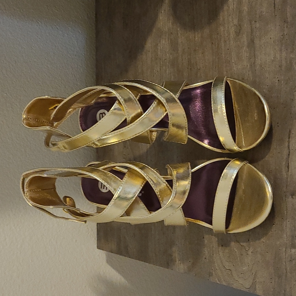 Gold heels